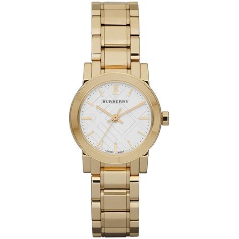 burberry ladies gold watch|burberry gold watch women's.